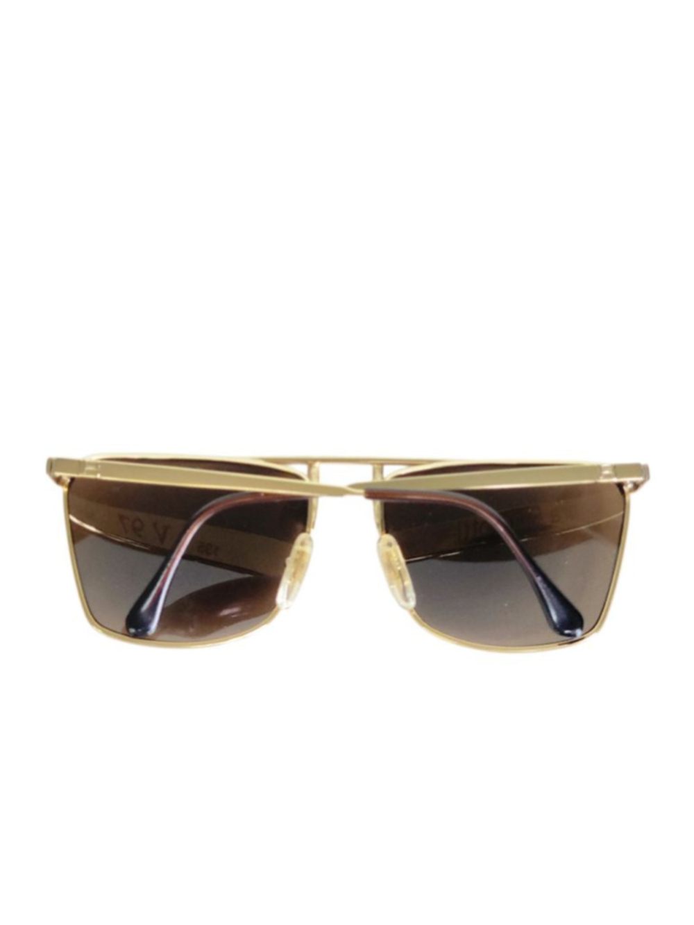 LAURA BIAGIOTTI Gold & Brown Sunglasses 58 mm - Picture 6 of 9